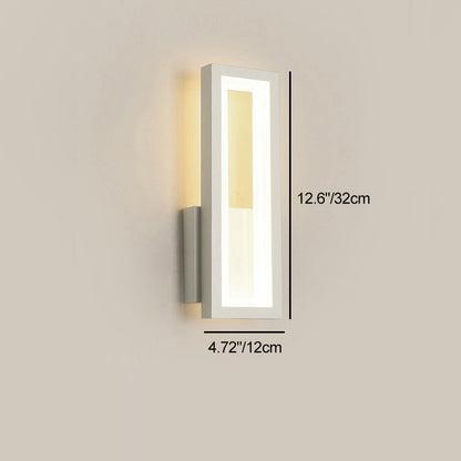 Lumio rechthoekige LED wandlamp