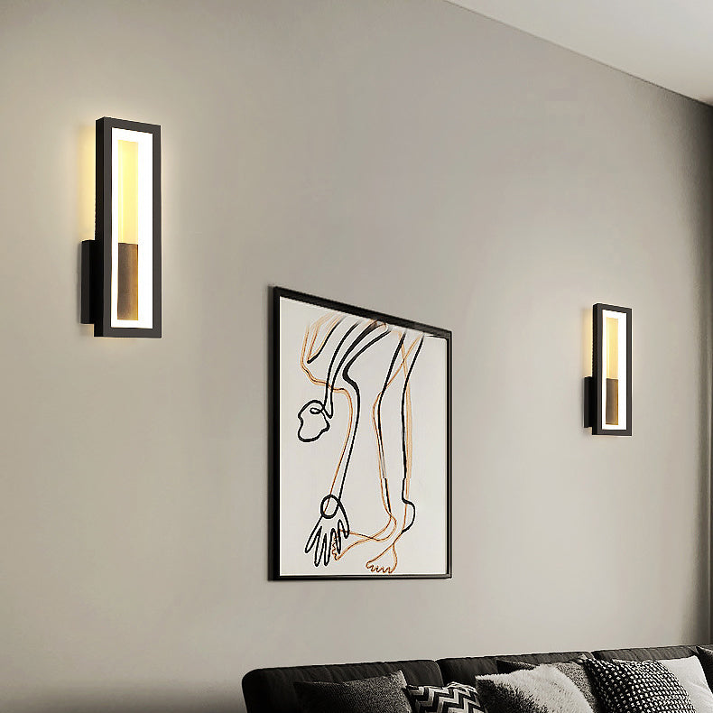 Lumio rechthoekige LED wandlamp