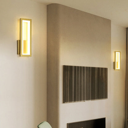 Lumio rechthoekige LED wandlamp