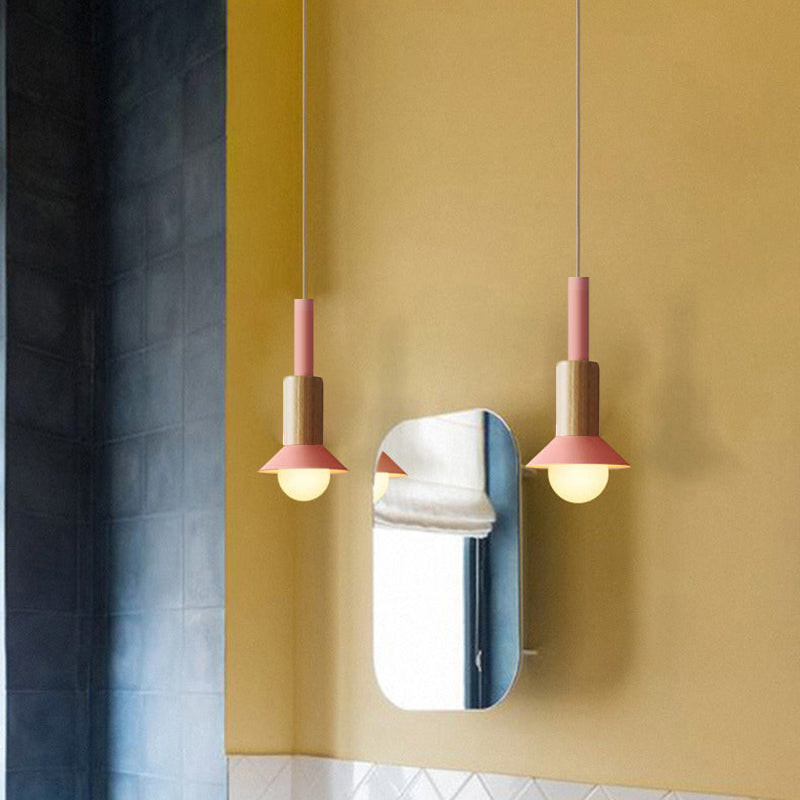 SMD Living Scandinavische Houten Hanglamp