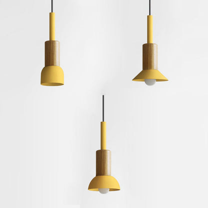 SMD Living Scandinavische Houten Hanglamp