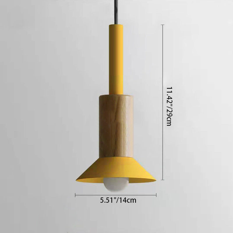 SMD Living Scandinavische Houten Hanglamp