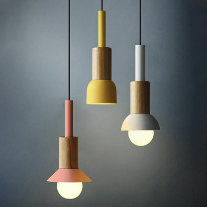 SMD Living Scandinavische Houten Hanglamp