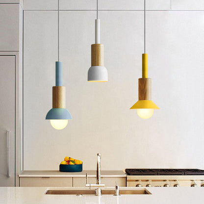 SMD Living Scandinavische Houten Hanglamp