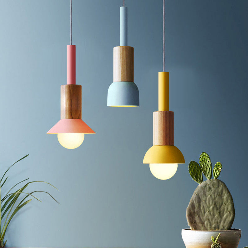 SMD Living Scandinavische Houten Hanglamp