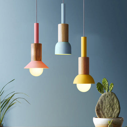 SMD Living Scandinavische Houten Hanglamp
