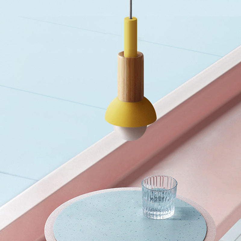 SMD Living Scandinavische Houten Hanglamp