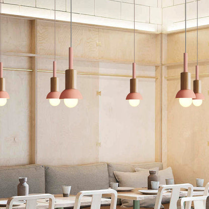 SMD Living Scandinavische Houten Hanglamp