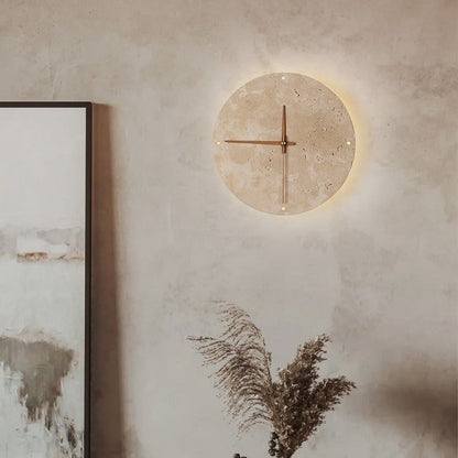 Lumio minimalistische wandlamp met klok design
