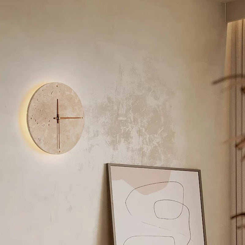 Lumio minimalistische wandlamp met klok design