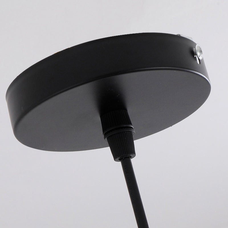 Industriële IJzeren Hanglamp Rood