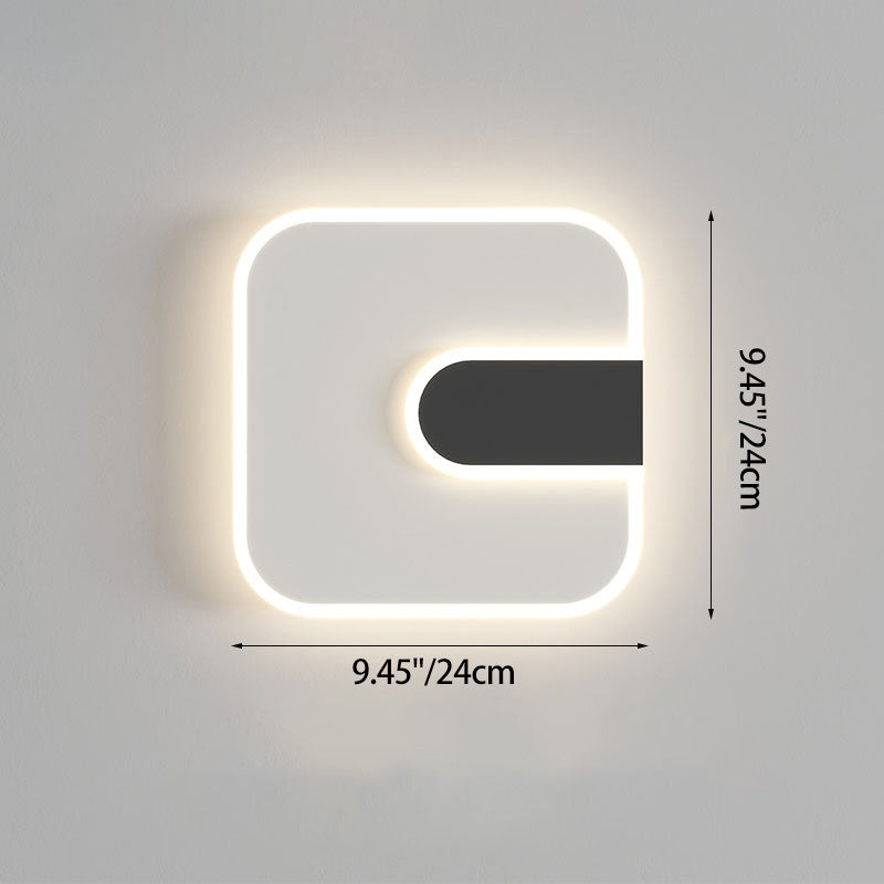 Lumio minimalistische LED wandlamp