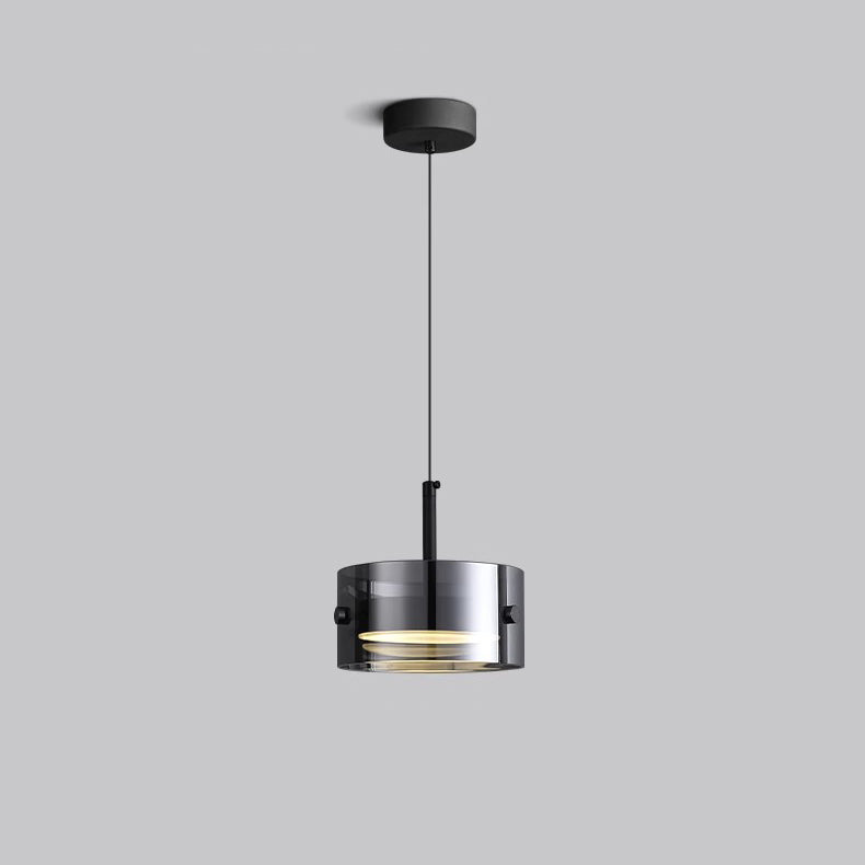 SMD Living minimalistische smoke gray hanglamp