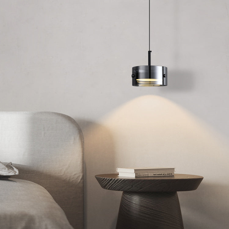 SMD Living minimalistische smoke gray hanglamp