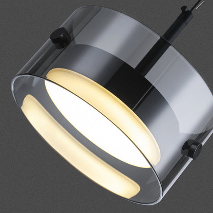 SMD Living minimalistische smoke gray hanglamp