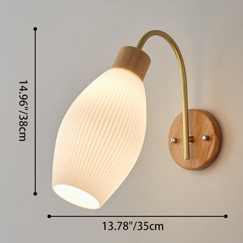 LumiWood Minimalistische Wandlamp