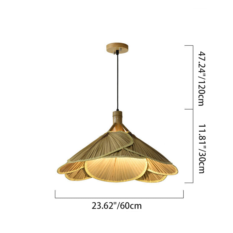 Bamboe Houten Hanglamp 60 cm