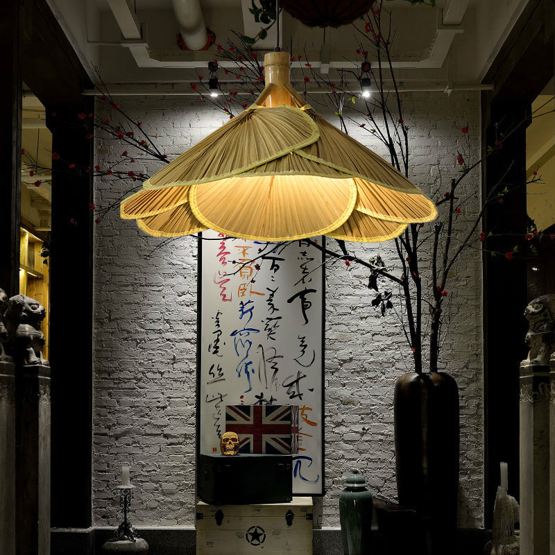 Bamboe Houten Hanglamp 60 cm