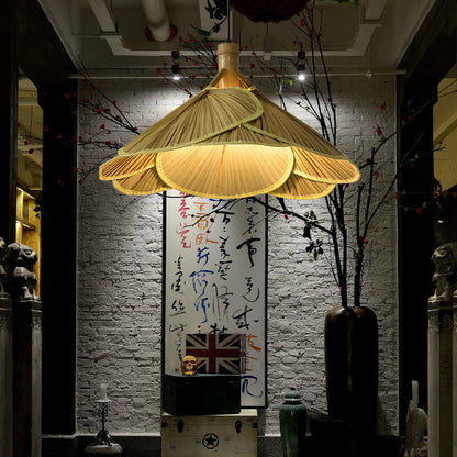 Bamboe Houten Hanglamp 60 cm