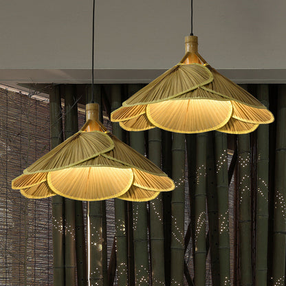 Bamboe Houten Hanglamp 60 cm