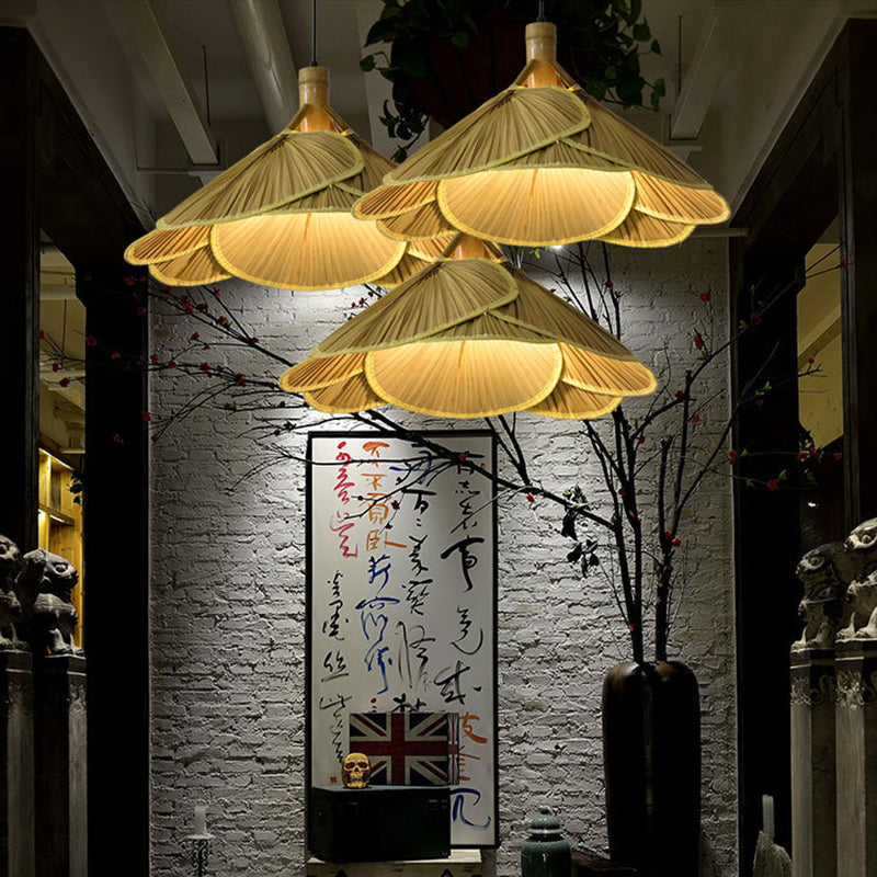 Bamboe Houten Hanglamp 60 cm