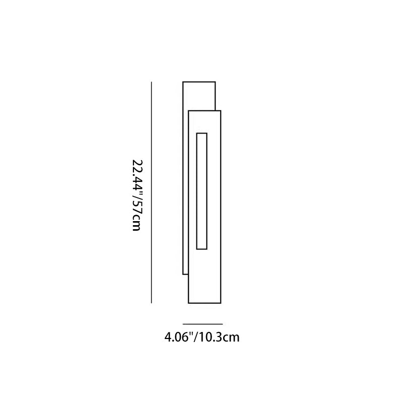 Industriële LED Wandlamp RVS