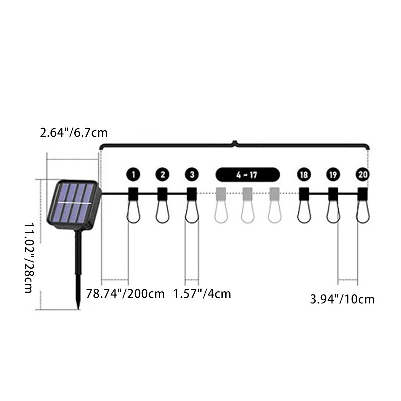 Lumio Solar LED Lichtslinger