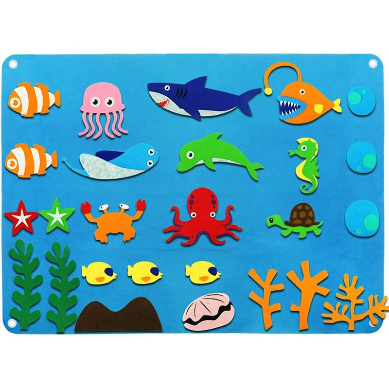VelvetiKIDS interactief peuter viltbord