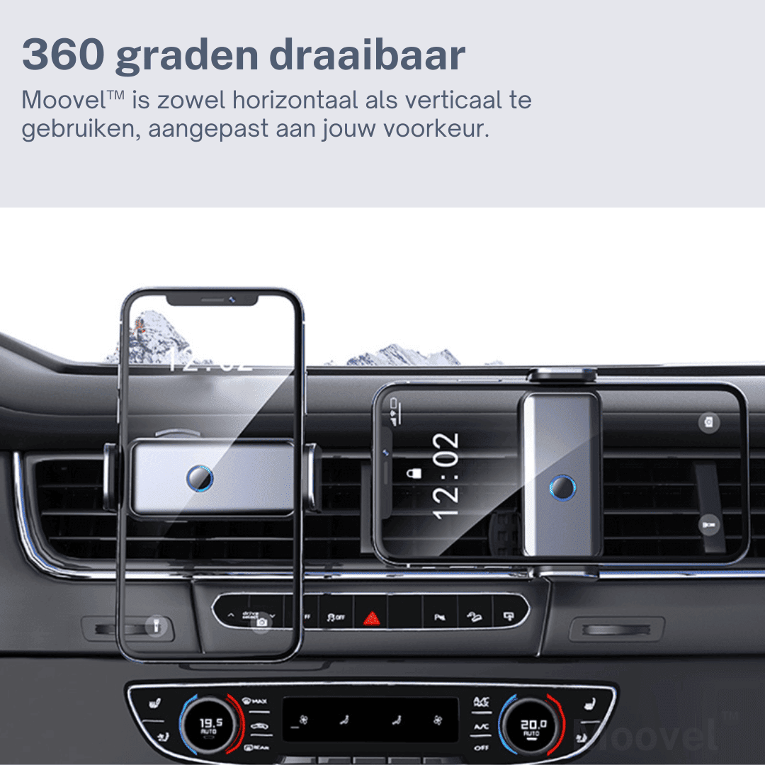 Moovel 2in1 automatische telefoonhouder