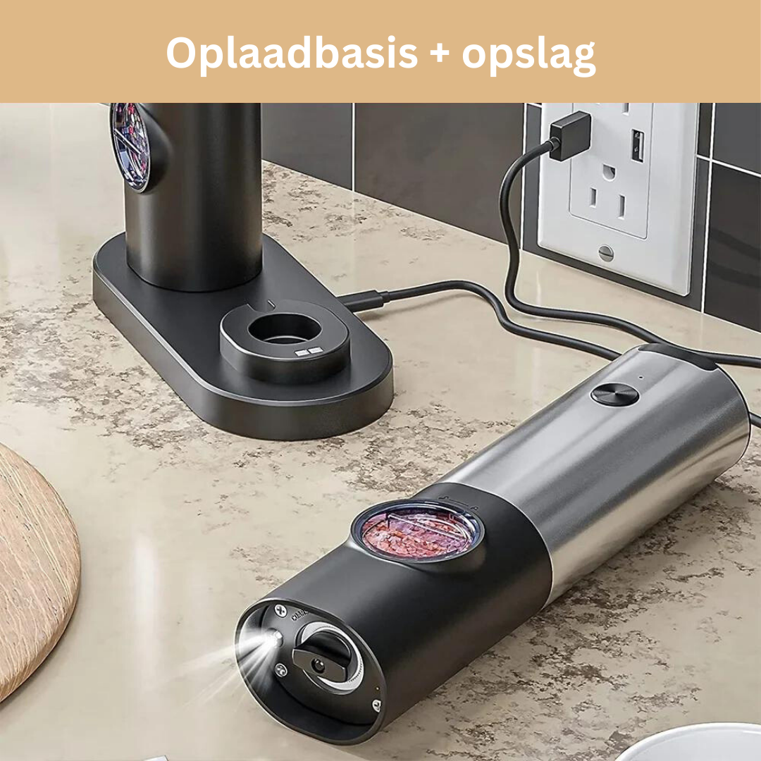 PepperGrind elektrische zout- en pepermolen