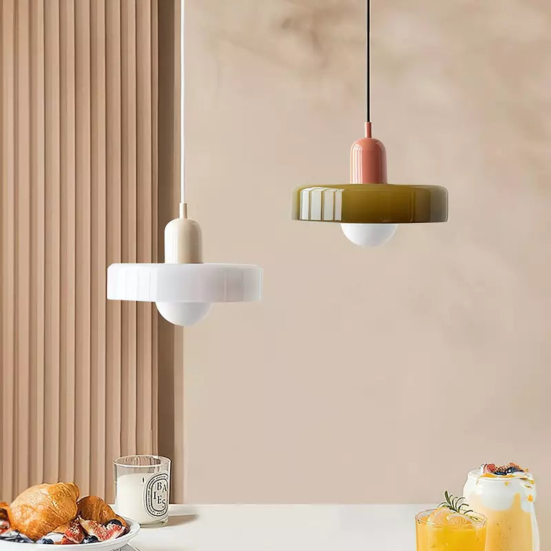LumiGlass moderne hanglamp van gekleurd glas