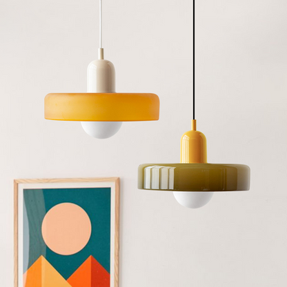 LumiGlass moderne hanglamp van gekleurd glas