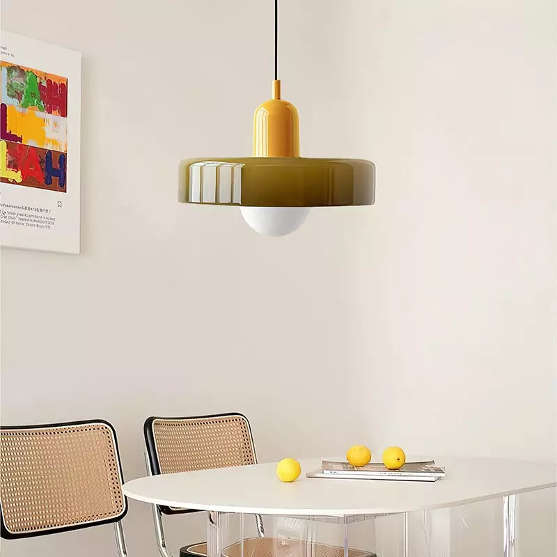 LumiGlass moderne hanglamp van gekleurd glas