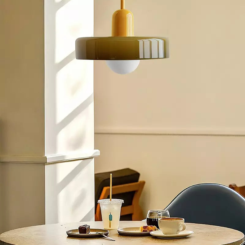 LumiGlass moderne hanglamp van gekleurd glas