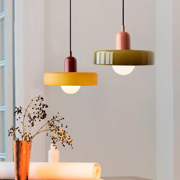 LumiGlass moderne hanglamp van gekleurd glas