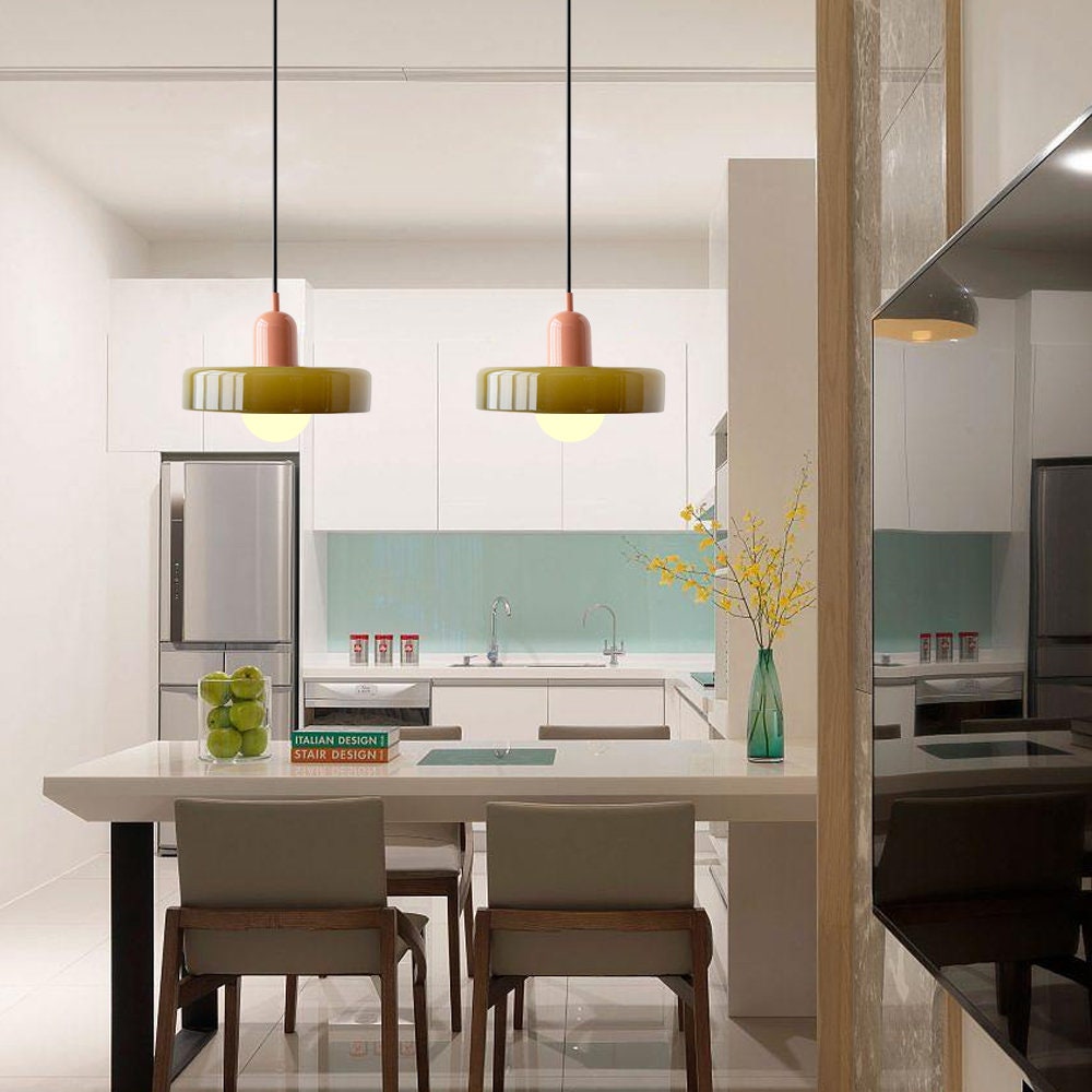 LumiGlass moderne hanglamp van gekleurd glas