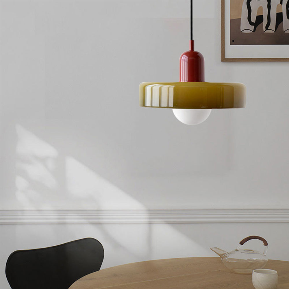LumiGlass moderne hanglamp van gekleurd glas