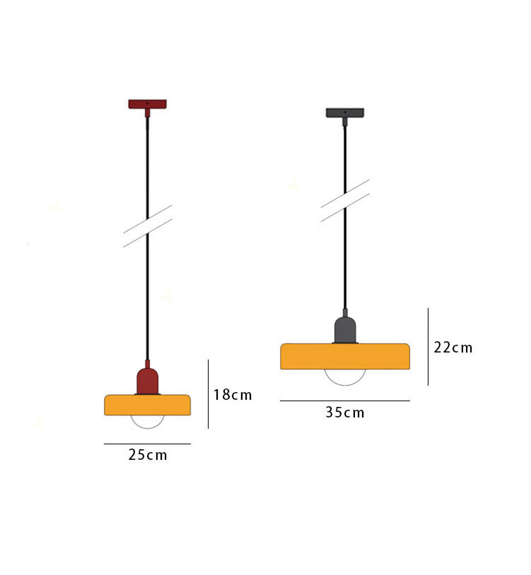 LumiGlass moderne hanglamp van gekleurd glas