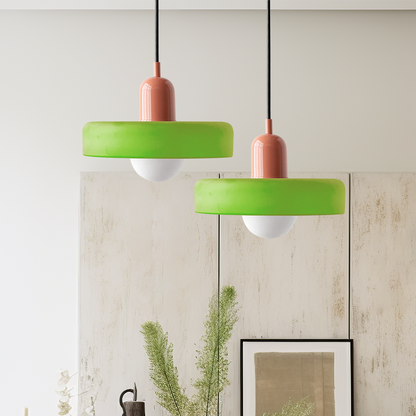 LumiGlass moderne hanglamp van gekleurd glas