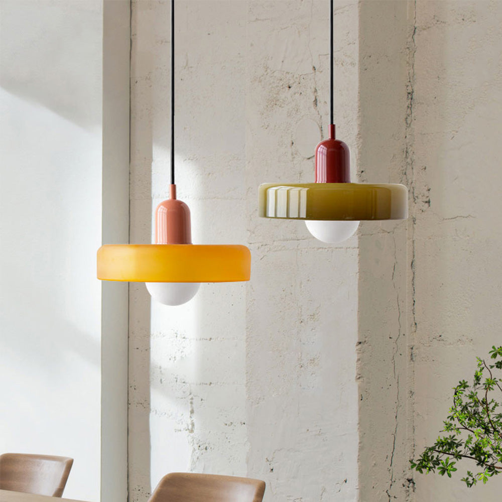 LumiGlass moderne hanglamp van gekleurd glas
