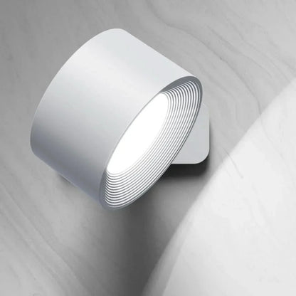 Draaibare LED-wandlamp met magnetische houder