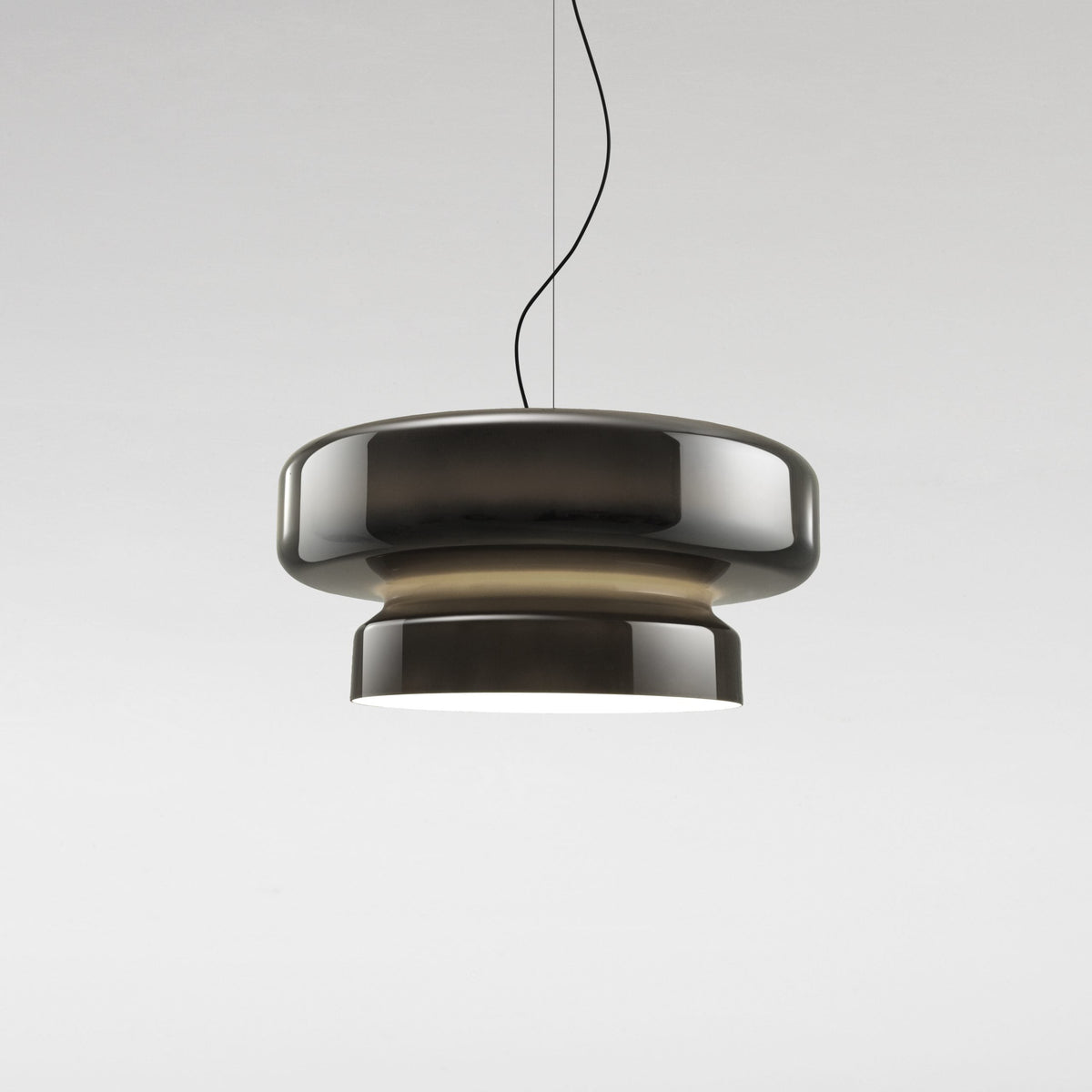 Retro glazen LED hanglamp