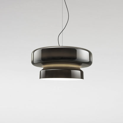 Retro glazen LED hanglamp