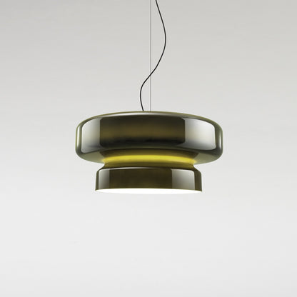 Retro glazen LED hanglamp