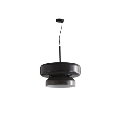 Retro glazen LED hanglamp