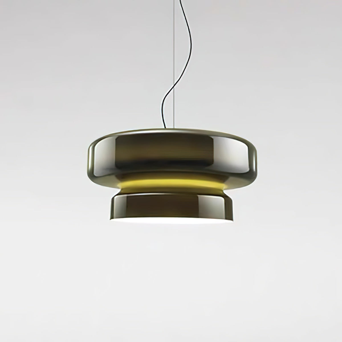 Retro glazen LED hanglamp
