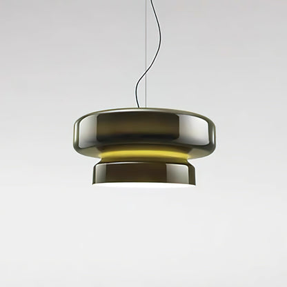 Retro glazen LED hanglamp