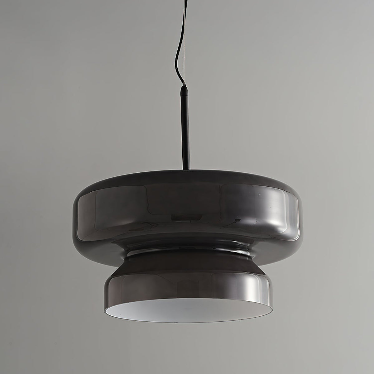 Retro glazen LED hanglamp