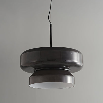 Retro glazen LED hanglamp