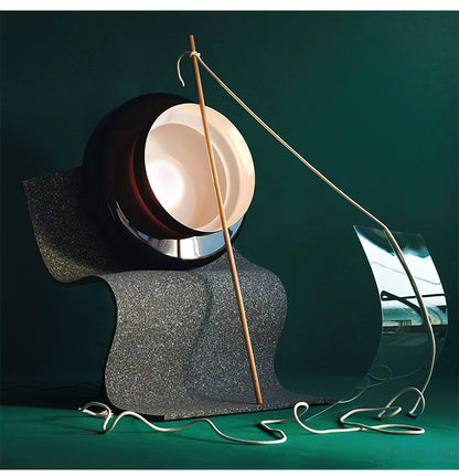 Retro glazen LED hanglamp